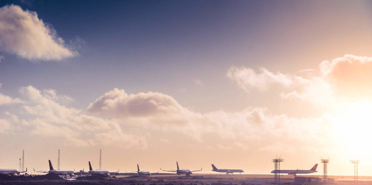 Airplane Taxiway Queue