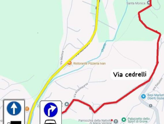 SS 42 e la deviazione di Grone, una pezza che risolve in parte il problema ma che evidenzia la malagestione dei lavori