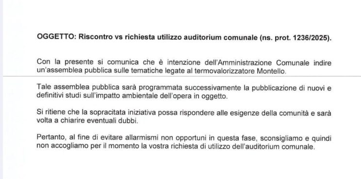 San Paolo d’Argon: il sindaco nega l’auditorium alla minoranza: “Per evitare allarmismi non opportuni”